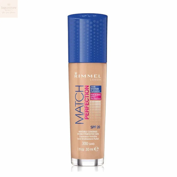 Rimmel London Match Perfection Spf20 300 Sand Jag Couture Beauty