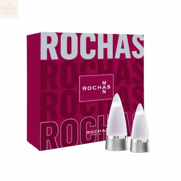 Rochas Man Eau De Toilette Spray 100ml Set 2 Pieces - Jag Couture Beauty