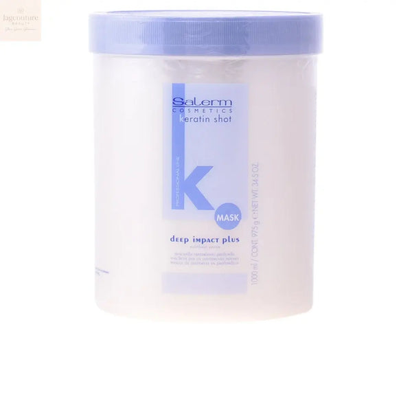Salerm Cosmetics Keratin Shot Mask Deep Impact Plus 1000ml - Jag Couture Beauty