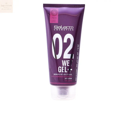 Salerm Cosmetics Wet Gel + Medium Hold Wet Look Styling Gel 200ml Jag Couture Beauty