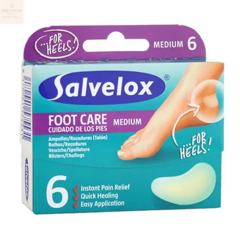 Salvelox Foot Care Medium Blisters 6 Units 40×61 mm Jag Couture Beauty