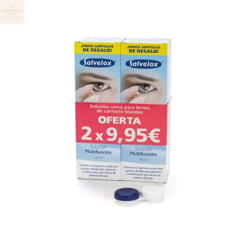Salvelox Set Contact Lens Solution 2x360ml Jag Couture Beauty