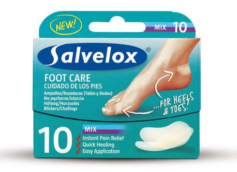 Salvequick Foot Care Mix Blisters 10 Units Jag Couture Beauty