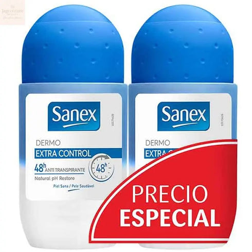 Sanex Dermo Extra Control 48h Deodorant Roll On Duplo 2x50ml - Jag Couture Beauty