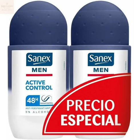 Sanex Men Active Control 48h Deodorant Roll On Duplo 2 x 50ml Jag Couture Beauty