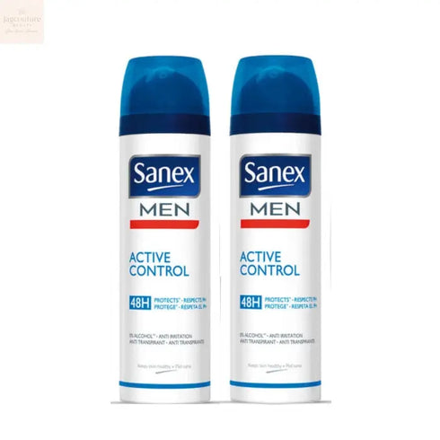 Sanex Men Active Control 48h Deodorant Spray 2x100ml Jag Couture Beauty