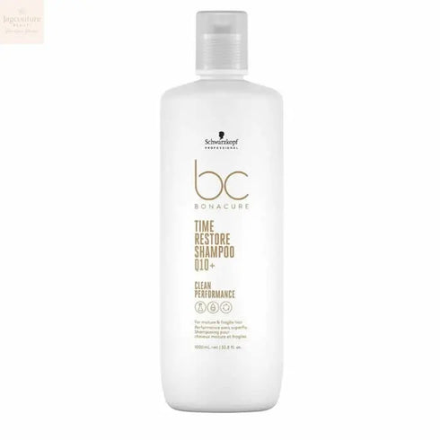 Schwarzkopf Bc Time Restore Q10 Shampoo 1000ml Jag Couture Beauty