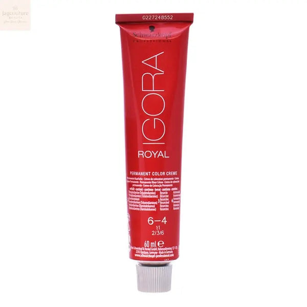Schwarzkopf Igora Royal 6-4 60ml - Jag Couture Beauty