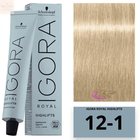 Schwarzkopf Igora Royal Highlifts Ash 12-1 60ml Jag Couture Beauty