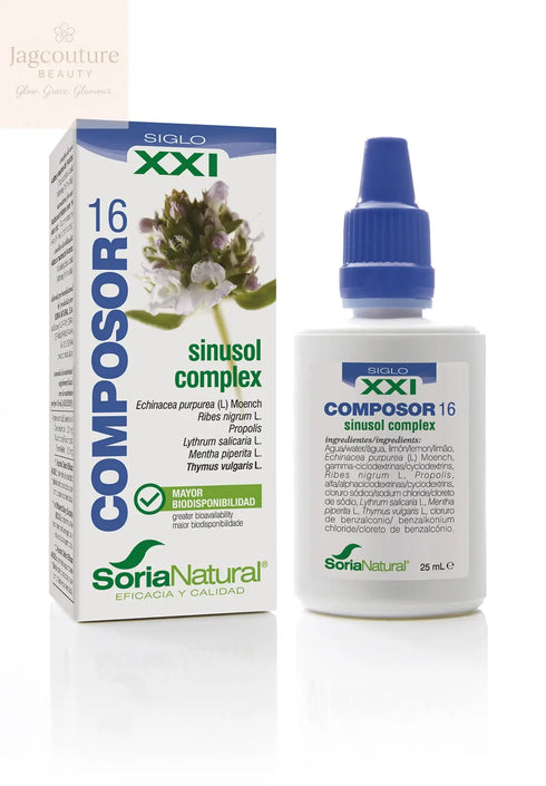 Soria Composor 16 Sinusol S Xxi 25ml - Jag Couture Beauty
