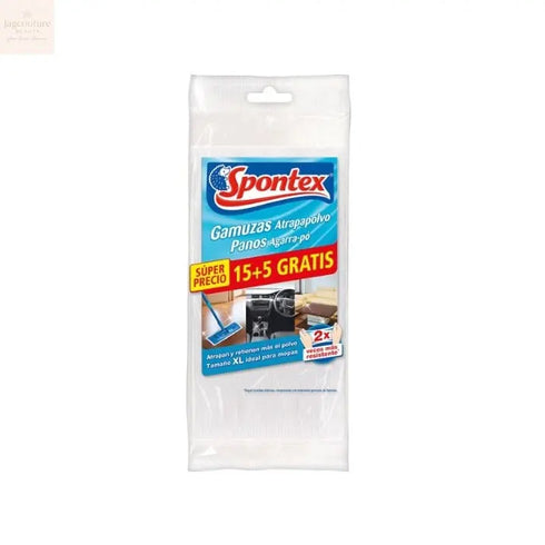 Spontex Chamois Dust Catcher 15 + 5 Units Jag Couture Beauty