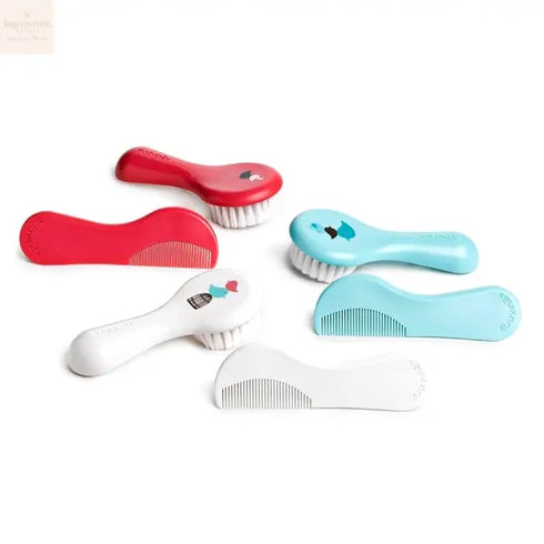 Suavinex Set Cepillo-Peine 0m Blanco Jag Couture Beauty