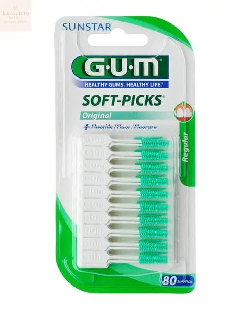 Sunstar Gum Soft-Picks Original With Regular Fluoride 80 Units Jag Couture Beauty