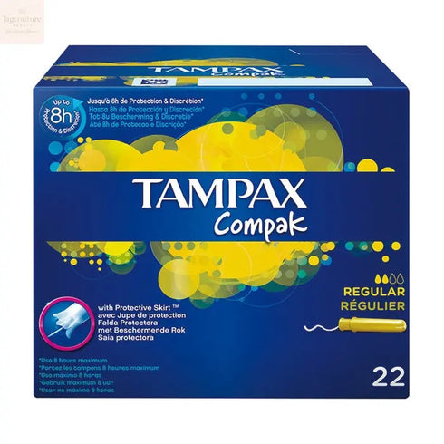 Tampax Compak Regular 22 Units Jag Couture Beauty