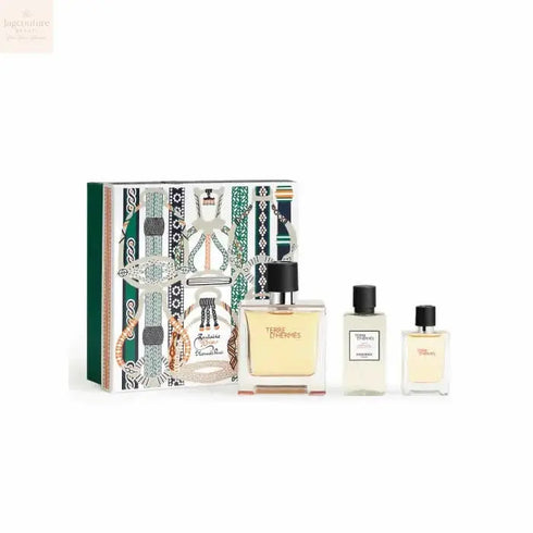 Terre D'Hermès Eau De Parfum Spray 75ml Set 3 Pieces Jag Couture Beauty