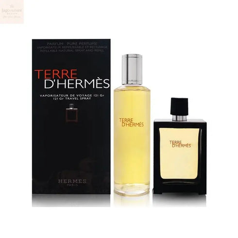 Terre D'hermes Eau De Perfume Spray Refillable 30ml Set 2 Pieces Jag Couture Beauty