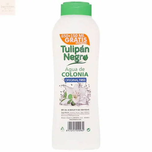 Tulipán Negro Eau De Cologne Original 1953 800ml Jag Couture Beauty