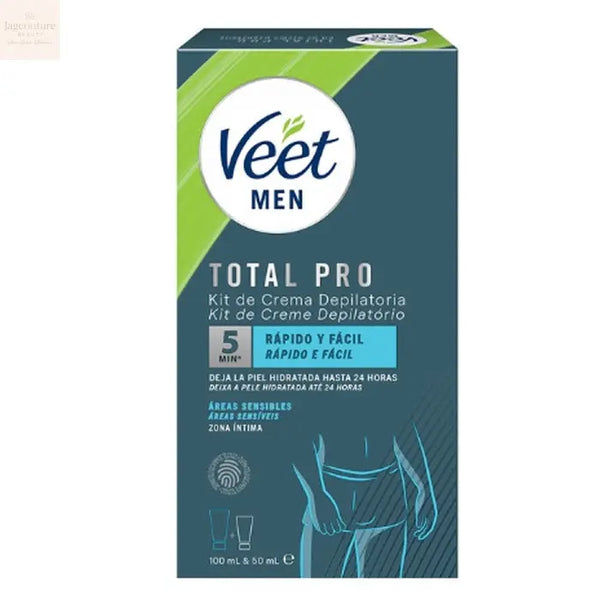 Veet Men Depilatory Cream Sensitive Areas 100ml Set 2 Pieces - Jag Couture Beauty