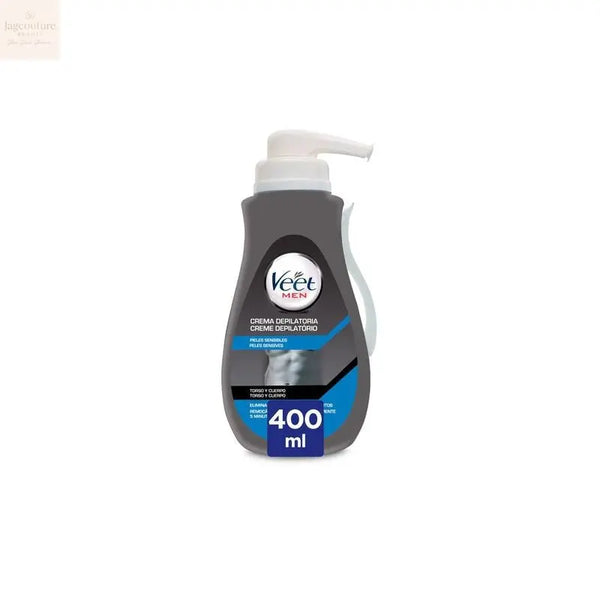 Veet Men Gel Crema Depilatoria Piel Sensible 400ml - Jag Couture Beauty