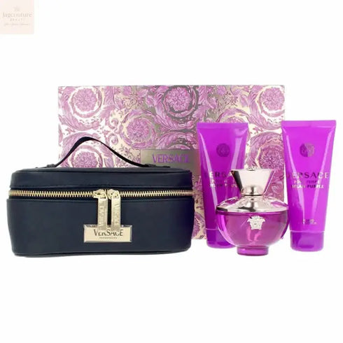 Versace Pour Femme Dylan Purple Eau De Parfum Spray 100ml Set 4 Pieces Jag Couture Beauty