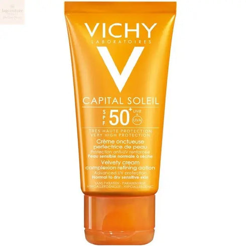 Vichy Capital Soleil Velvety Dace Cream Spf50 50ml - Jag Couture Beauty