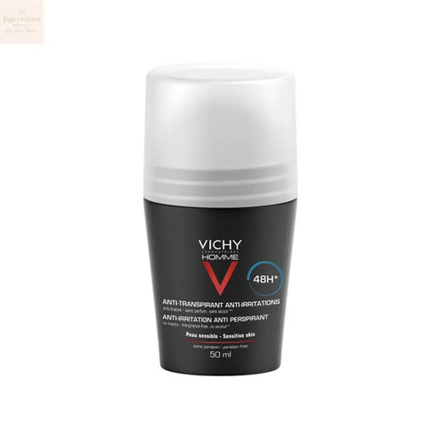 Vichy Homme Roll On Deodorant For Sensitive Skin 50ml - Jag Couture Beauty