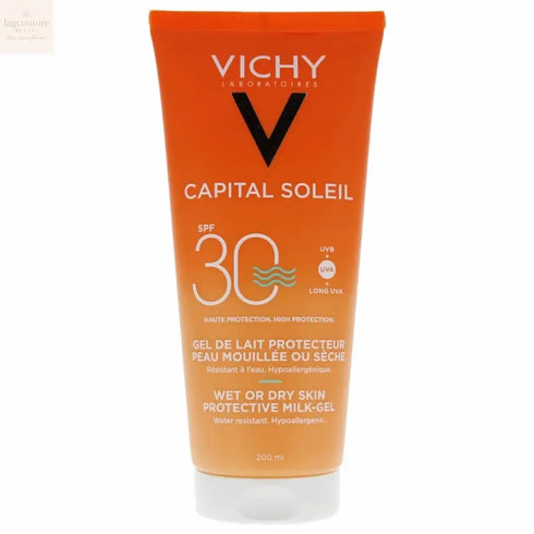 Vichy Ideal Soleil Milk-Gel Wet Skin Spf30 200ml Jag Couture Beauty