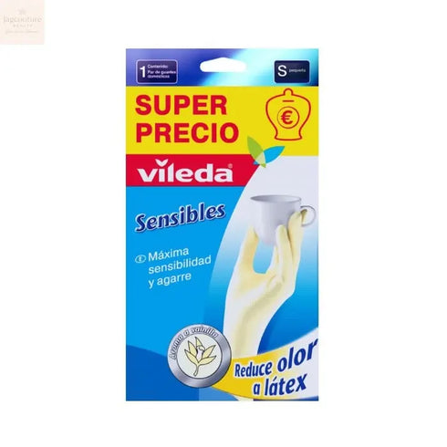 Vileda Sensible Latex Gloves Size S Jag Couture Beauty
