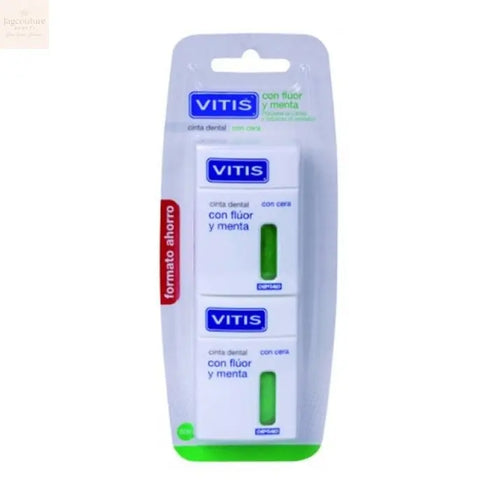 Vitis Dental Tape With Fluoride and Mint 2x50m Jag Couture Beauty