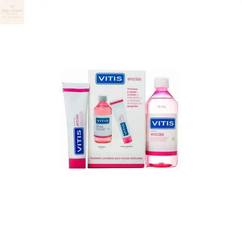 Vitis Pack Gums Paste 100ml + Mouthwash 500ml Jag Couture Beauty