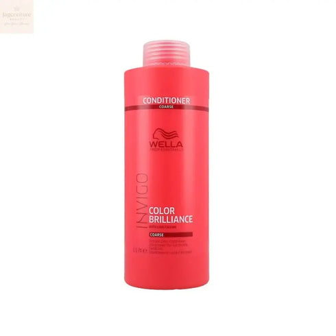 Wella Invigo Color Brilliance Conditioner Coarse Hair 1000ml Jag Couture Beauty