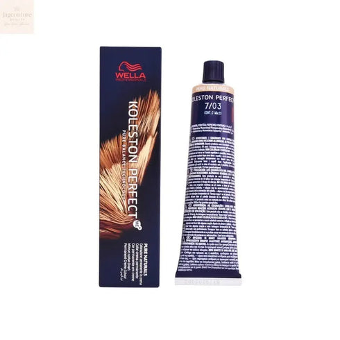 Wella Koleston Perfect Me+ 7/03 Pure Naturals 60ml Jag Couture Beauty