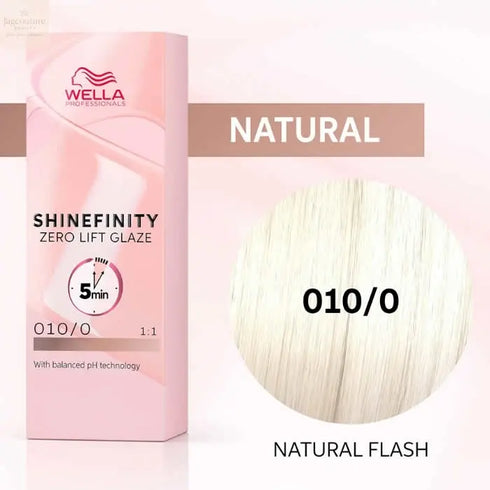 Wella Shinefinity Zero Lift Glaze 010-0 Natural Flash 60ml - Jag Couture Beauty