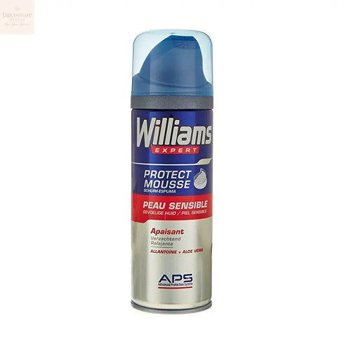 Williams Foam Shaving Sensitive Skin 200ml Jag Couture Beauty