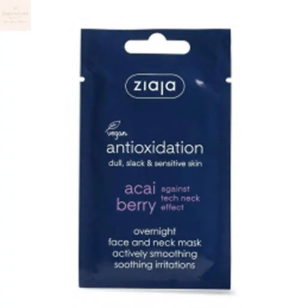 Ziaja Acai Mascarilla Nocturna Para Rostro y Cuello 7ml Jag Couture Beauty