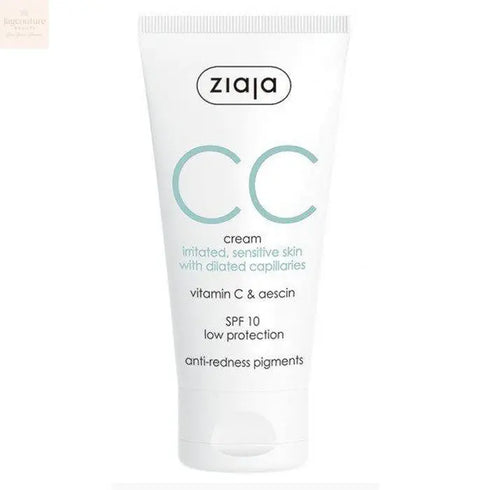 Ziaja Cc Cream Correctora Para Pieles Irritadas y Sensibles 50ml - Jag Couture Beauty