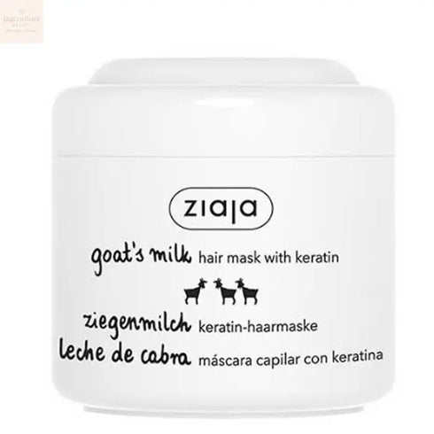Ziaja Leche De Cabra Mascarilla Para El Cabello Fortalecedora con Keratina 200ml - Jag Couture Beauty