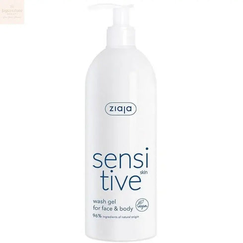 Ziaja Sensitve Gel Limpiador Rostro y Cuerpo Para Pieles Sensible 400ml Jag Couture Beauty